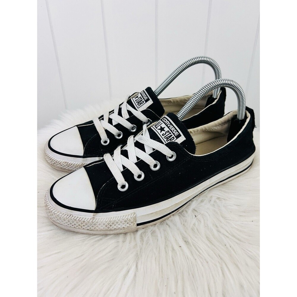 Converse Chuck Taylor All Star Classic Black White Shoreline Slip-on Sneakers W9